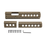 AR-15 Extended Quad Rail Handguard with FSP Cutout | Carbine Drop-in Top Scopes Monstrum AR-15 Extended Quad Rail Handguard with FSP Cutout | Carbine Drop-in Top Scopes Monstrum
