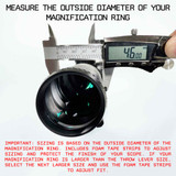 Monstrum throw lever sizing