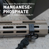 M-LOK Sling Mount with Quick Detach Swivel | 45 Degree Offset Accessories Monstrum