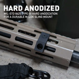 M-LOK Sling Mount with Quick Detach Swivel | 45 Degree Offset Accessories Monstrum