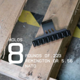 Side Saddle Ammo Holder for .223 Remington/5.56 NATO Compatible with Picatinny Mounting Platforms New Items Monstrum