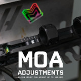 Monstrum Balrog Adjustable Scope Mount with Integrated Bubble Level