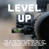 Monstrum Fold Out Rifle Scope Level Bubble | 30 mm Diameter Anti Cant Scope Level Monstrum Monstrum Fold Out Rifle Scope Level Bubble | 30 mm Diameter Anti Cant Scope Level Monstrum