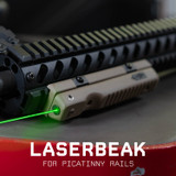 Monstrum Laserbeak Picatinny Laser Sight with USB-C Rechargeable Battery