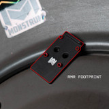 Monstrum Red Dot Mounting Plate for MOS Version Glock Pistols 17 19 22 23 26 27 34