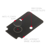 RMR Bottom Sealing Battery Support Plate and Mount Screws (10mm #6-32) for Glock MOS and Springfield OSP Pistol Platforms Accessories Monstrum RMR Bottom Sealing Battery Support Plate and Mount Screws (10mm #6-32) for Glock MOS and Springfield OSP Pistol Platforms Accessories Monstrum
