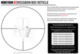 3-9x32 Talos Crossbow Scope with Crossbow BDC Reticle Optics Monstrum