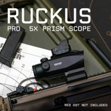 Ruckus Pro 5x Prism Scope with Shake Awake Optics Monstrum Ruckus Pro 5x Prism Scope with Shake Awake Optics Monstrum