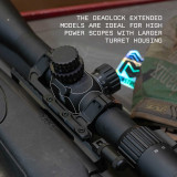 Deadlock Series Scope Mount | 30mm - 1.70in or 1.93in Centerline Height
