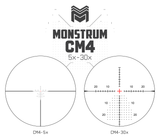 Challenger 5-30x56 FFP Scope with Zero Stop