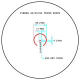 Cyborg 5x Prism Scope with BDC Reticle - Open Box Open Box Deals Monstrum