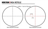 4-12x44 Tactical AO Scope - Open Box Open Box Deals Monstrum