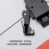 Shrapnel Series Red Dot Riser Mount with Hypergrip QD Quick Release | Compatible with RMR Footprint Accessories Monstrum