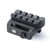 Shrapnel Red Dot Riser Mount w/ Quick Release & Removable Picatinny for Aimpoint T1/T2 Accessories Monstrum