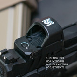 Monstrum Nitro Pistol Red Dot and 3 MOA Dot | RMR - V1 Rounded Hood