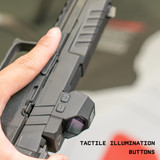 Monstrum Nitro Pistol Red Dot w/ 3 MOA Dot | RMR - V3 Ridged Hood