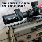 Challenger 3-15x50 FFP Scope with Zero Stop