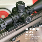 Defcon Series Cantilever Scope Mount with Hypergrip Quick Detach 30mm Scope Rings/Mounts Monstrum Defcon Series Cantilever Scope Mount with Hypergrip Quick Detach 30mm Scope Rings/Mounts Monstrum