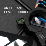 Deadlock Adjustable Height Scope Rings with Anti-Cant Level Bubble | 30 mm Diameter