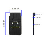 7075 Series Red Dot Mounting Plate for CZ P10 Optics Ready Pistols | Compatible with RMR Footprint Red Dots