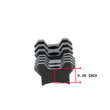 Savage Arms 93 / 93r17 / Mark II Two Piece Picatinny Optic Rail Mounts Monstrum
