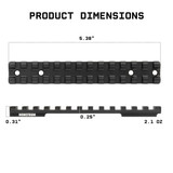 Picatinny Rail Mount for Tikka T3 and T3x Rifle Platforms Mounts Monstrum