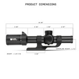 Ladon HD Series 1-10x24 SFP LPVO Scope Optics Monstrum
