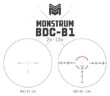 BDC-B1 FFP Reticle 2-12x