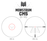 CM5 FFP Reticle 2-12x