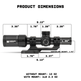 Vanguard Micro 1-6x20 LPVO Rifle Scope