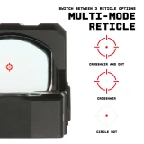 Monstrum B.O.P. Pistol Red Dot | RMSc Footprint | Multi-Mode Reticle New Arrivals Monstrum
