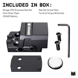Monstrum Mirage ERD | Enclosed Pistol Dot w/ 3 MOA Dot - RMSc Footprint