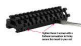 Dual Rail 45/90 Degree Picatinny Scope Riser Mount with Quick Release Accessories Monstrum Dual Rail 45/90 Degree Picatinny Scope Riser Mount with Quick Release Accessories Monstrum