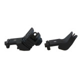 45 Degree Offset Front and Rear Backup Iron Sights
