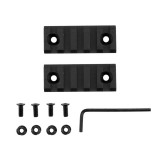 5 Slot/2.2 Inch Picatinny Rail Section for Keymod Accessories Monstrum