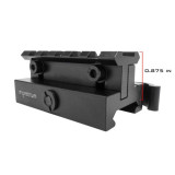 Monstrum Tactical Lockdown Series Adjustable Height Riser Mount with Quick Release | 5 Slot/2.5 inch Accessories Monstrum