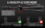 G2 6-24x50 FFP Rifle Scope