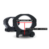 1 inch Precision Picatinny Scope Rings 1in Scope Rings and Mounts Monstrum 1 inch Precision Picatinny Scope Rings 1in Scope Rings and Mounts Monstrum