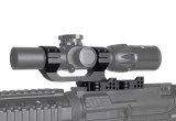 30mm Slim Profile Series Offset Picatinny Scope Mount w/Quick Release
