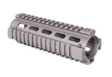 AR-15 Quad Rail Handguard - Carbine Length | Drop-In - Desert Tan