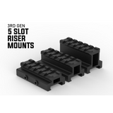 Lockdown Series V3 Lightweight Riser Mount | 5 Slot