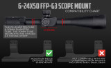 G3 5-25x50 FFP Rifle Scope