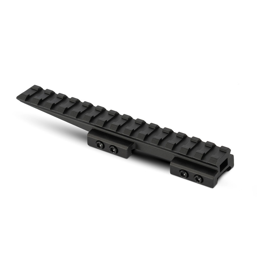 Monstrum Shrapnel Offset Picatinny Riser Mount with Recoil Stop Base Monstrum Shrapnel Offset Picatinny Riser Mount with Recoil Stop Base