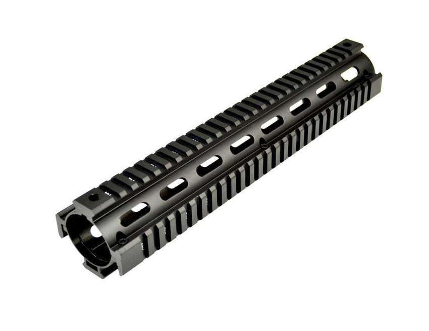 AR-15 Quad Rail Handguard - Rifle Length | Drop-In | Black View All Monstrum