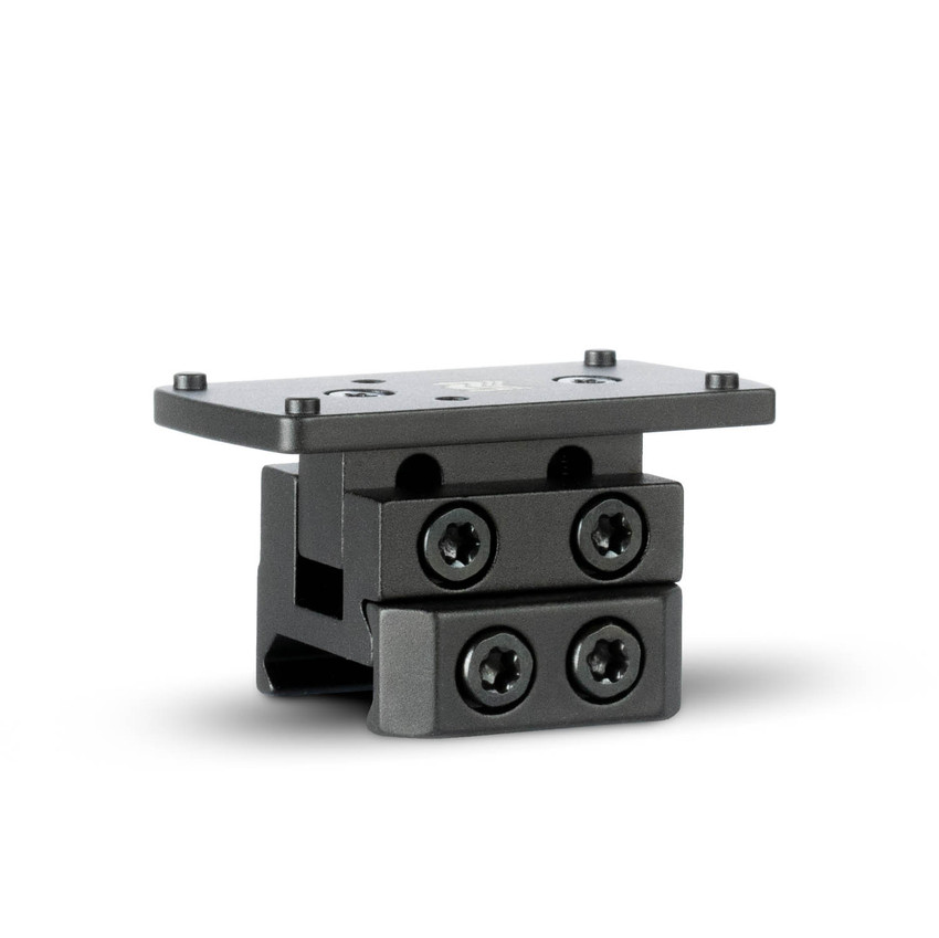 Medium Profile Adjustable Height Micro Red Dot Riser Mount | Absolute to Lower 1/3 Co-Witness Center Height Accessories Monstrum Medium Profile Adjustable Height Micro Red Dot Riser Mount | Absolute to Lower 1/3 Co-Witness Center Height Accessories Monstrum