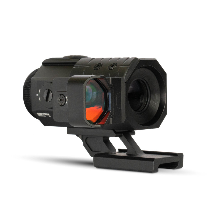 Monstrum Cerberus 3X Prism Scope with Sidecar Red Dot Optics Monstrum Monstrum Cerberus 3X Prism Scope with Sidecar Red Dot Optics Monstrum