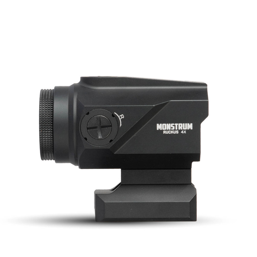 Ruckus (e) 4x Prism Scope with Shake Awake Optics Monstrum Ruckus (e) 4x Prism Scope with Shake Awake Optics Monstrum