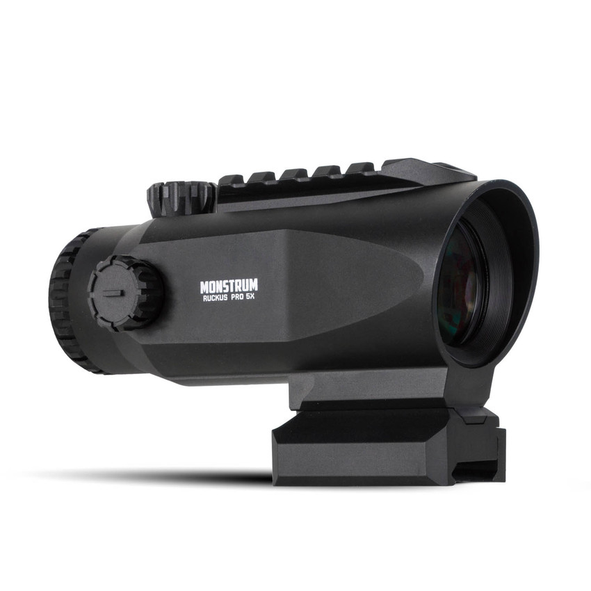 Ruckus Pro 5x Prism Scope with Shake Awake Optics Monstrum Ruckus Pro 5x Prism Scope with Shake Awake Optics Monstrum