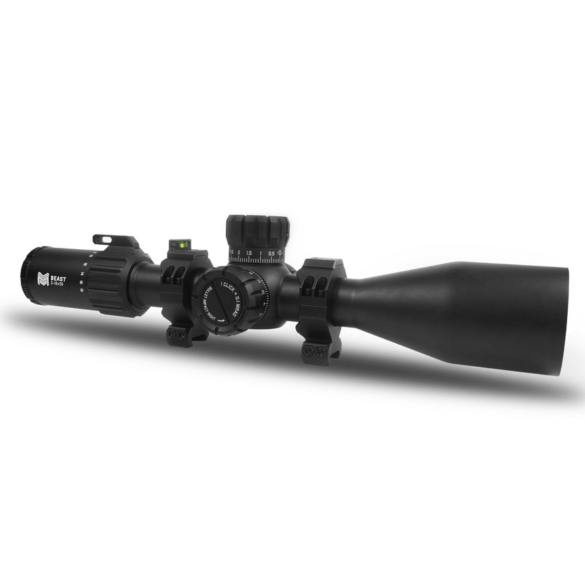 Beast 3-18x50 FFP Scope with Zero Stop Optics Monstrum Beast 3-18x50 FFP Scope with Zero Stop Optics Monstrum