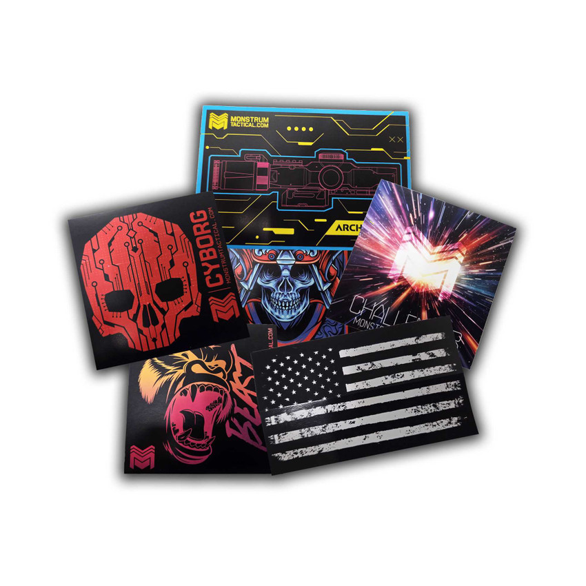 Monstrum Random Sticker Pack - 5 Pieces Accessories Monstrum Monstrum Random Sticker Pack - 5 Pieces Accessories Monstrum